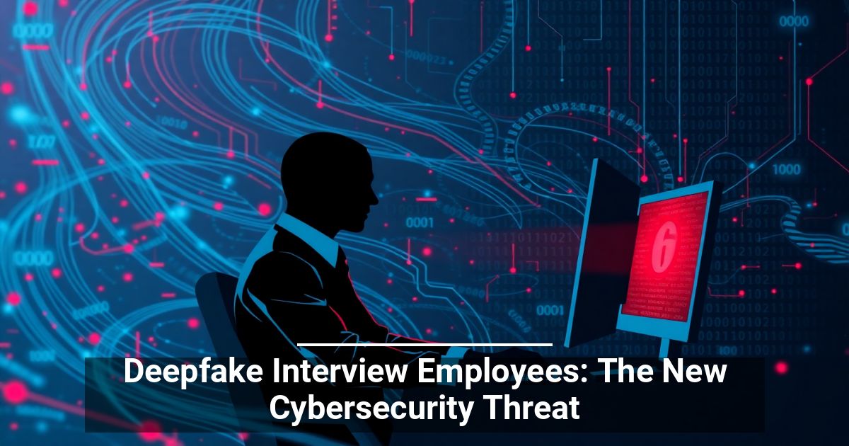 Deepfake Interview Employees: The New Cybersecurity Threat